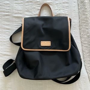 Black Kate Spade Nylon Backpack